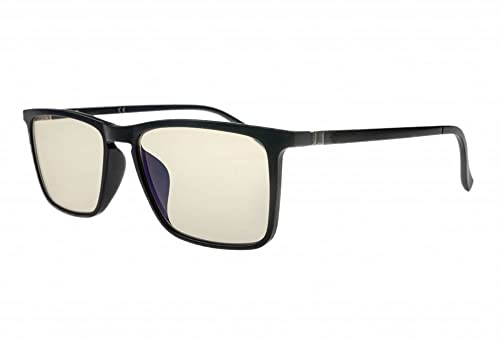 UVtech SLEEP-3R 100% filtro luce blu e filtro luce verde occhiali rossi occhiali computer PC gaming Bluelight filtro Uv Blue Light Blocking Glasses Anti Donna Uomo, Giallo., taglia unica