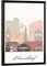 artboxONE Poster mit schwarzem Rahmen 18x13 cm Städte Düsseldorf Skyline Terrakotta - Bild düsseldorf Boho böhmisch