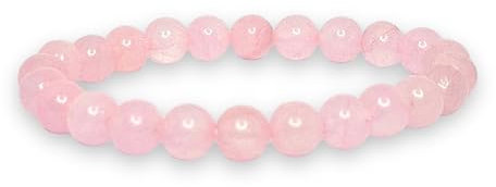 Felicidade Bracelet en Quartz Rose – Pierre Naturelle 8MM pour Femme – Élégance, Douceur & Bien-Être au Quotidien – Bijou Énergétique en Lithothérapie, Amour & Harmonie – Idée Cadeau Unique