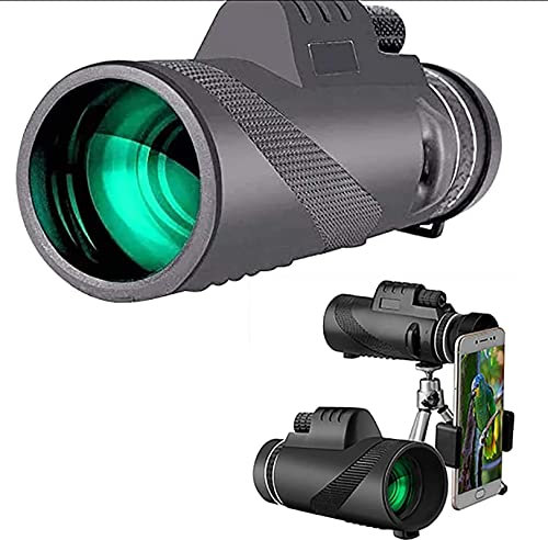 40X60 Monokular-Fernglas, Monokular-Teleskop, Handy-Teleskop mit Handy-Stativ, HD zum Klettern, Wandern, Vogelbeobachtung