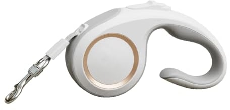 Marchul Einziehbare Hundeleine, 5m Hundeleine für Hunde bis zu 30 kg, 360° Verwirrungsfreie Hundeleinen, Langlebiges Nylonband, Ausziehbare Hundeleine, Einhand-Bremse, Pause, Sperre