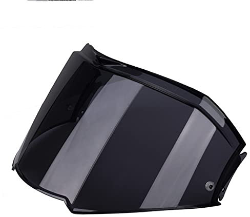 SteFik Passend L-S-2. Visiere Compatible with Valiant. II FF900. Flip Up Motorrad Helm Ersatz Zusatzlinse mit Anti-Nebel-Patch-Löcher Casto Moto,Motorradhelm