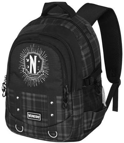 Wednesday Chains-Plus Running Rucksack, Schwarz, 34 x 46 cm, Kapazität 32 L