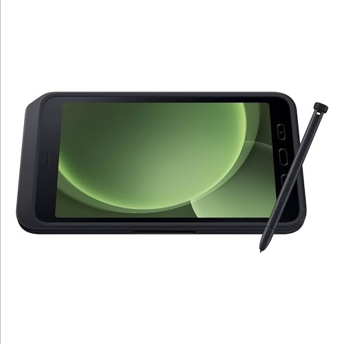 SAMSUNG Galaxy Tab Active5 Enterprise Edition Wi-Fi 8” 128GB Android Tablet for Industrial, Field Work, Advanced Security, Rugged Design, US Version, 2024, SM-X300NZGAN20, Black Green