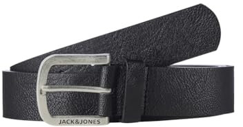 JACK&JONES PLUS Herren JACHARRY Belt PLS Gürtel, Black, 125