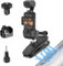 Wiseten Magnethalterung Clip Rucksack für DJI Osmo Pocket 3, Magnetischer Rucksack-Schultergurthalterung 360° Einstellbar Zubehör für Insta360 X5 X4 X3 GoPro Hero 13 12 11 10 DJI Osmo Action 5 Pro