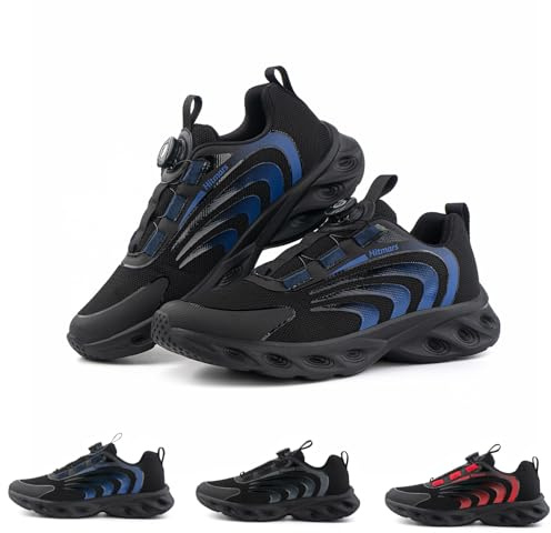 Hitmars Mens Trainers Running Shoes Men Gym Outdoor Sports Shoes Slip On Casual Comfortable Fashion Sneakers N/A1 Blue UK10