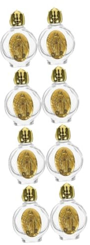 4 Juegos Jarra De Cristal Botellas Diminutas Pequeñas Botellas Vacías Fuente De Agua Botella Pequeña Bendición Botella De Agua Pequeñas Botellas De Agua Vidrio 2 Piezas * 4 Cabilock