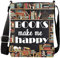 MBMSO Buchgeschenke für Buchliebhaber, Crossbody-Tasche, Buchleser, Geschenk, Buch-Thema, Crossbody-Tasche für literarische Liebhaber, Bücherregal, Geschenk, Bücherregal Crossbody-b