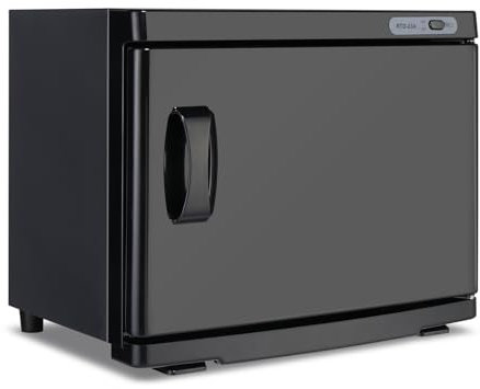 Bonnlo Professional Hot Towel Warmer Cabinet, 23L Large Washcloth Heater for Facial Spa, Hair Beauty, Massage, Salon Equipment and Home (Black, 23L)