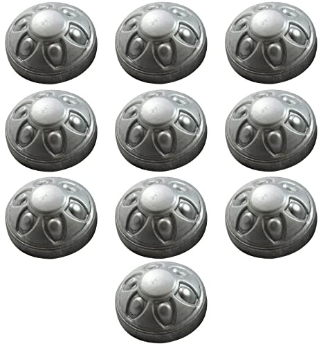WEKONUMEX Zaunpfostenkappen, Fence Post Caps Round End Cap for Outside Diameter Post Pipe Pack of 10 Multiple Sizes(165mm)