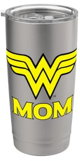 Wonder Woman Wonder Mom Bicchiere termico in acciaio inox doppia parete