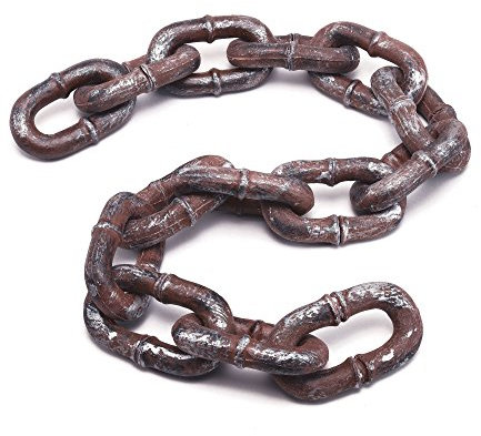 Bristol Novelty BA938 Jumbo Chain Ball & Chain, Multi-Coloured, One Size
