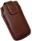 Original Suncase Leather Case for Doro PhoneEasy 612gsm 612 Full-Grain Brown