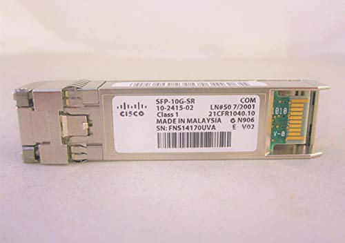 Cisco 10G-SR-RF Optisches Glasfasermodul (10.000 Mbit/s, LC SR, Glasfaser, 850 nm
