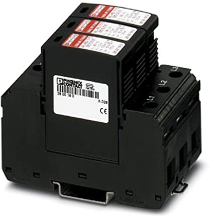 VAL-MS-T1/T2 335/12.5/3+0 Universeller Varistor-basierter Plug-in-Blitz-/Überspannungsableiter für 3-Phasen-Stromversorgungsnetze mit Gemeinsamem N & PE (4-Leiter-System: L1, L2, L3, PEN)