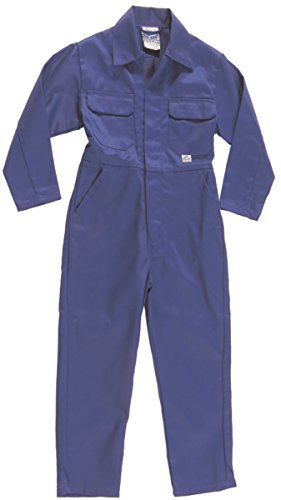 Castle Clothing Kids Children BOY Girls Junior Tearaway Boilersuit Overall Coverall (7/8 Years, Royal)