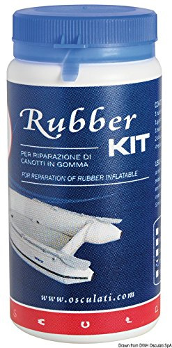 OSCULATI Kit réparation canots Noir pour Neoprene
