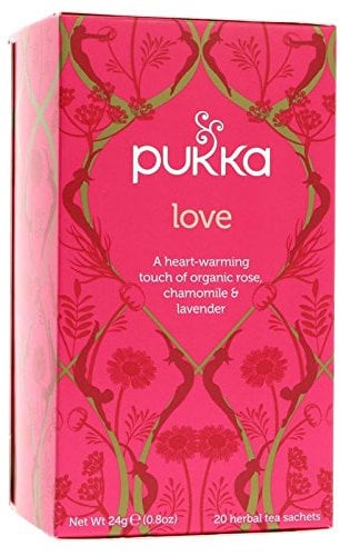 (Pack Of 2) - Organic Love Rose & Chamomile Herbal Tea | PUKKA HERBAL AYURVEDA