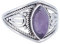 mantraroma Ring Silber Damen Amethyst Edelstein lila ausgefallen verspielt
