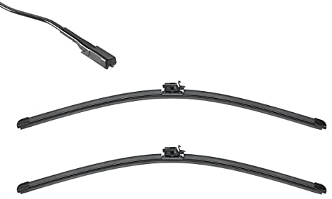 VALEO Silencio Wischer - VF924 - Leistungsstarke, hervorragende Sicht auf der Straße, einfache Montage - originale Flachblätter 600mm/550mm - Vorne - Set mit 2 Wischerblättern - 577924