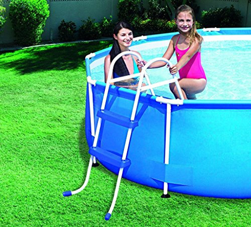 Jilong 2 STEP POOL LADDER FOR ABOVE GROUND UP TO 33/84 cm SWIMMING POOL WALL HEIGHT