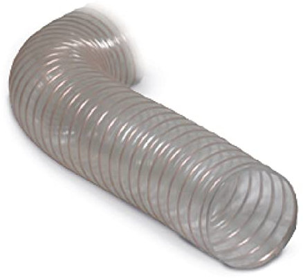 HOLZKRAFT 51425005 Holzstar Tuyau flexible en polyuréthane transparent avec spirale, 40 mm de diamètre x 5 m