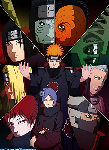 Tainsi Uchiha Itachi Akatsuki Team Anime Poster, 28 x 43 cm