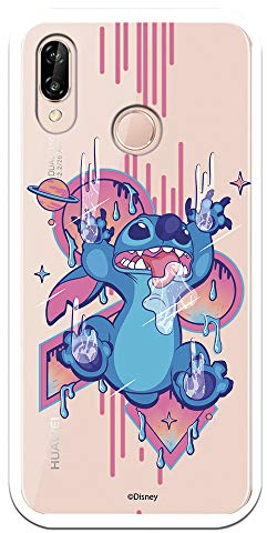 Schutzhülle für Huawei P20 Lite Offizielles Lilo & Stitch Stitch Graffiti zum Schutz Ihres Handys. Flexibles Silikon-Schutzhülle mit offizieller Disney-Lizenz
