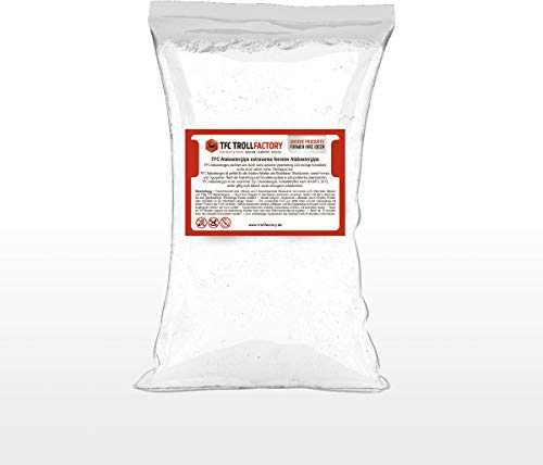 TFC Alabaster Gips, natur weiß 25kg I Gießmasse für Silikonformen, zum Bemalen und Modellieren, Handabdruck, Babybauch I sehr fein
