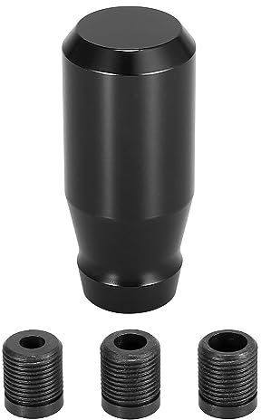X AUTOHAUX Metall Universal Schaltknauf Set für Auto schwarz