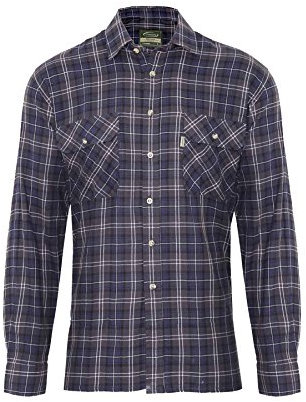 Champion Mens Country Killbeggan Casual Long Sleeve Shirt Blue L