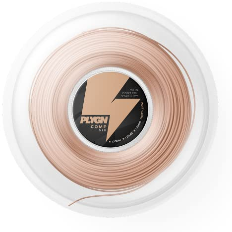 PLYGN Tennissaite COMP Six/Kontrolle & Spannungsstabilität/ 1.25 mm / 200 m/Co-Polyester/Hexagonal