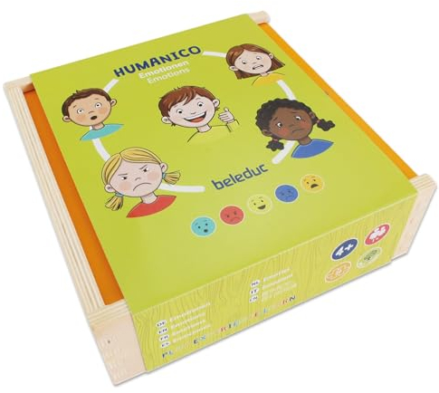 Beleduc - HUMANICO Puzzle Emotionen - Rundes Puzzle-Set für Kinder