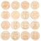 Toddmomy Aufbewahrung Kreis Anhänger Kinderzimmer Organizer Zuhause Holzscheiben Basteln Schilder Ornament Mit Organisation Spielzeug Muster Speisekammer Basteln Kreise Etikett Spielzeug