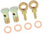 A ABSOPRO Moto Voiture 12mm Banjo Tuyau Barbillon Boulon Raccords Métal (Ensemble de 2)
