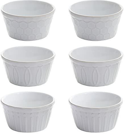 BIA International - Le Petit Four Ramekins - Casserole Dishes - Dinnerware Sets - New Home Gifts - Set of 6