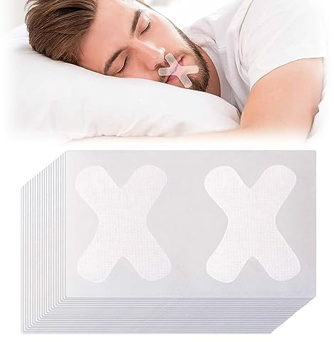 Gentle Transparent Tape for Mouth, Mouth Tape for Sleeping, Nasal Strips for Snoring, Transparent Nasal Strip, Nose Strips Snoring (120pcs)