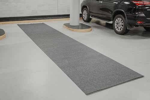 Mehrzweck-Läufer mit Gummirückseite, wasserdicht, kann für Garagenböden, Garagenbodenmatte für unter Auto, Flur und unter der Spüle verwendet Werden | Zwei Rollen (1.22 x 5.79 m)
