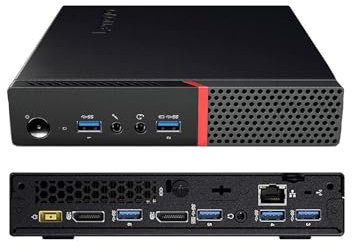 shopdeal Lenovo Tiny Mini pc | Intel Cores i7 6° | Ram 16 Gb | SSD 240 Gb | Display Port | Wifi | Windows 11 | Office 21 (Ricondizionato)