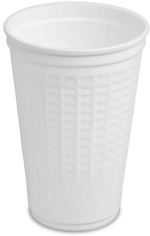 PLS GROUP® 100x Glühweinbecher 200ml/250ml | Einweg Glühwein Becher Styropor | Hitzebeständiger Thermobecher 0,25L | Trinkbecher Heißgetränkebecher geschäumtes PP