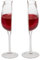 TIENDA EURASIA - Copas de Vino de Media Copa | Diseño Original de Media Copa de Vino Tinto de Cristal | Capacidad 200 ml | Medida 21 x 8 cm | Ideal para Regalar | 1 Unidad