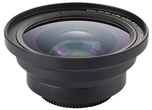 zabeto Macro Professionnelle 37 Mm + Objectif Grand Angle 72 Mm 0.39X Full HD pour CaméScope 4K