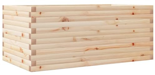 vidaXL Pflanzkübel 110x60x45,5 cm Massivholz Kiefer