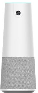 Cleyver Huddle Meet Pod, Solution de visioconférence Tout-en-Un, Webcam Full HD 1080p, 4 Microphones antibruit 360° Technologie IA, Haut-Parleur, Large Champ de Vision 100°, Plug &Play USB, Blanc