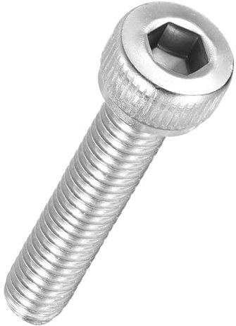 Kozelo 30pcs Socket Head Cap Screws - [M4-0.7 x 20mm] 304 Stainless Steel Allen Socket Drive for Electrical Motor 3D Printing Fan Engine Replacement Use, Silver