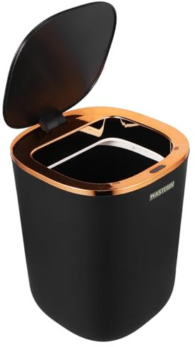 CRILSTYLEO Sensor Waste Bin Bathroom Trash Bin Motion Sensor Rubbish Can Bathroom Garbage Can Electronic Automatic Trash Can Touchless Garbage Bin Pvc