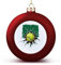 Roter Tennisball Sport Algerien Nationen Flagge Xmas Ball Ornament - Algerien Flagge Weihnachtskugel Hängende Ornamente Andenken Souvenir für Weihnachtsbaum Dekoration Saisonales Partyzubehör