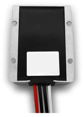 BYCIFRLG DC to DC 12v to 13.8v 21A 25A 30A Aluminum Shell Waterproof Step Up Boost High Power Supply 13.8VDC Voltage Regulator(30A)