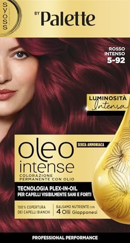 Syoss by Palette Oleo Intense, 5-92, rojo intenso
